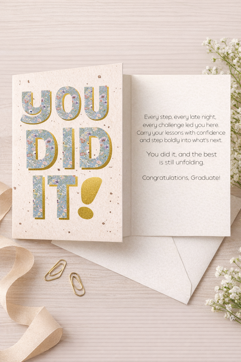 You Did It! Graduation Greeting Card