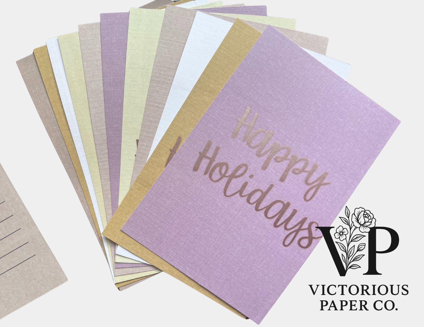 Boho Holiday Notecard Set – 12 Pack
